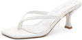 Kitten Heels for Women Flip Flop Thong Sandals - 2.75in Low Stiletto