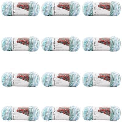 Soft Classic Multi Ombre Yarn 12 Pack for Creative Projects