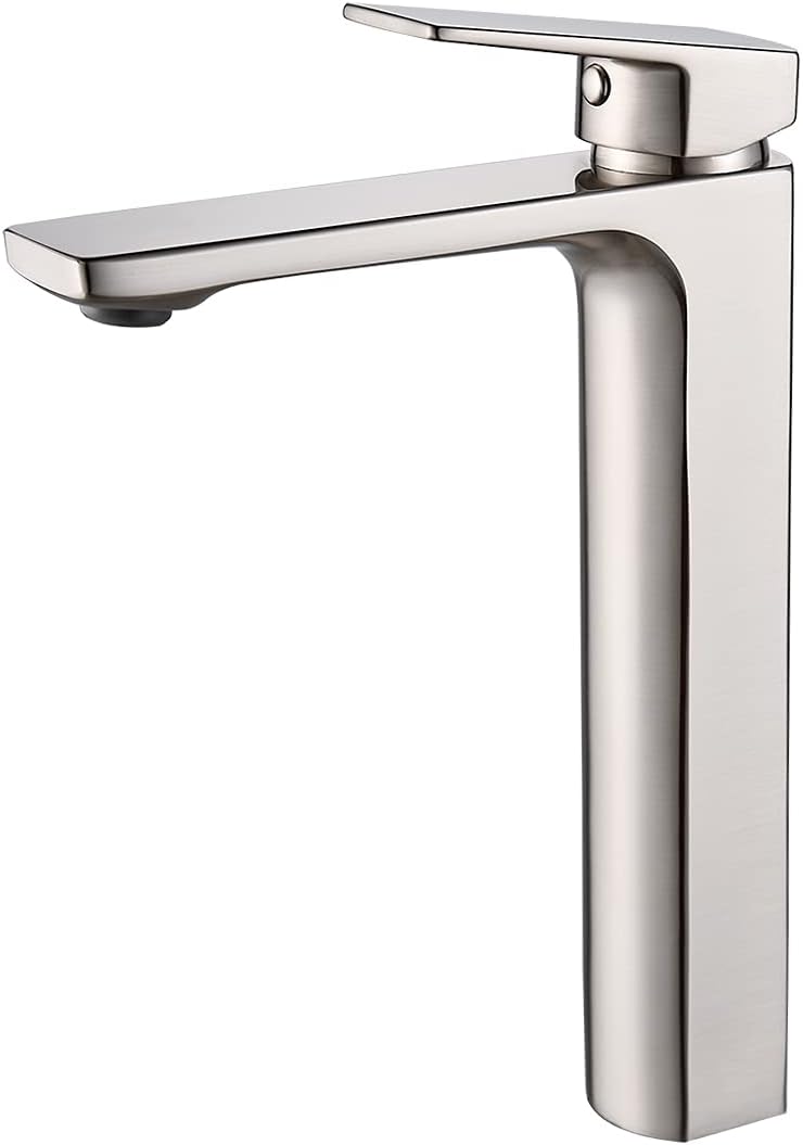 VOTON Vessel Sink Faucet in Brushed Nickel for Stylish Bathrooms