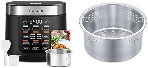 COSORI 18 Functions Rice Cooker with 3-Quart Steamer Basket