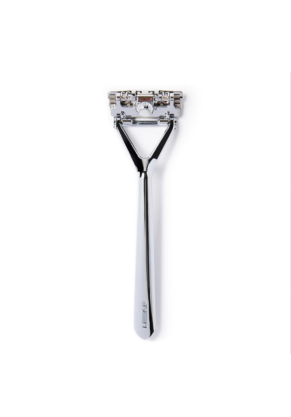 Leaf Razor Chrome - Eco-Friendly All-Metal Shaver for Everyone
