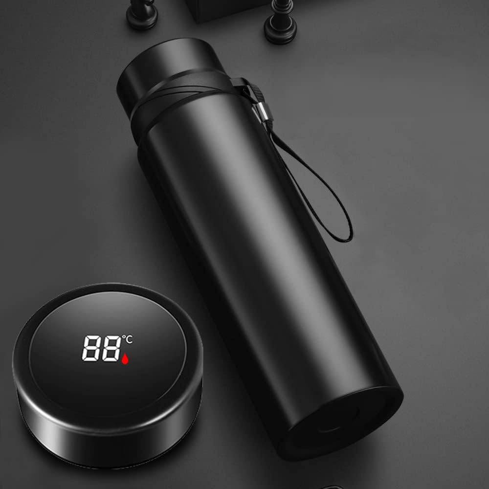 21oz Smart Thermos - LED Display, Stay Hot 24Hrs