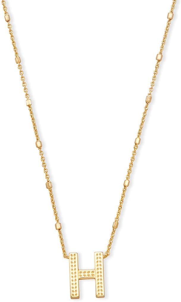 Kendra Scott Letter H Pendant Necklace for Women, Fashion Jewelry