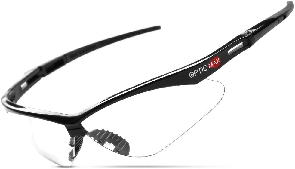 Optic Max Safety Glasses for Men & Women - Durable Eye Protection
