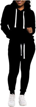 TOPONSKY Womens 2 Piece Tracksuit Patchwork Pants Set - Comfortable