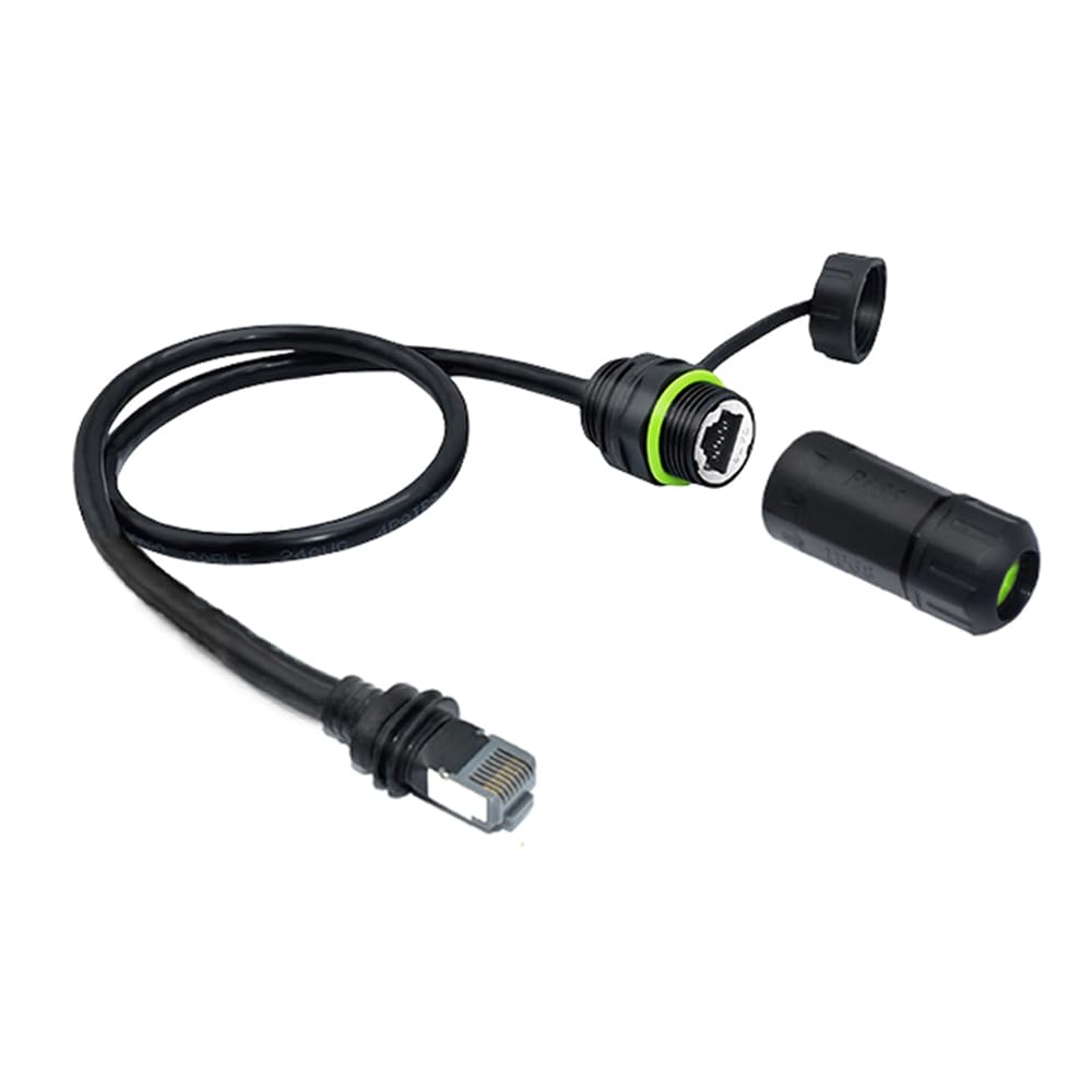 High-Speed Waterproof CAT6 RJ45 Connector - 10Gbps