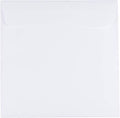 JAM PAPER 6.5 x 6.5 Square Invitation Envelopes - White, 50/Pack