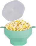 Family Size Silicone Popcorn Maker - Hot Air Popper