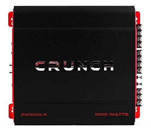 1000W Crunch Car Stereo Amp + Installation Kit