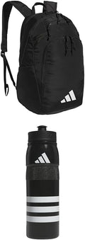 adidas Defender Team Backpack 33L with 28 oz Stadium Water Bottle
