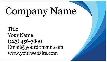 Custom Printed Business Cards - Thick Sturdy Stock - 500 Pack
