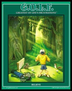 G.O.L.F. Print - Conquer Life's Frustrations!