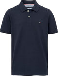 Tommy Hilfiger Boys Premium Pique Polo Shirt - Classic, Comfortable