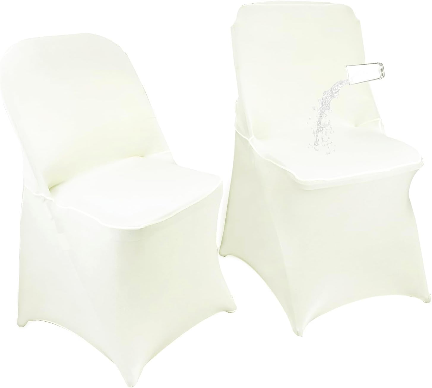 Maiangel 40PCS Stretch Spandex Folding Chair Covers