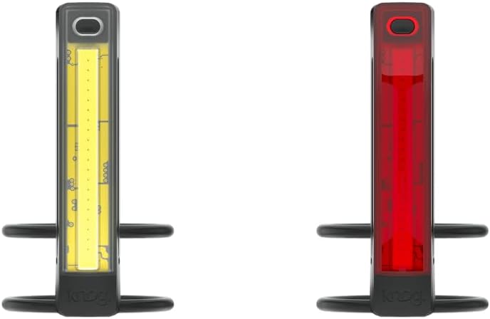Plus Twinpack Black: Versatile and Waterproof Bike Lights
