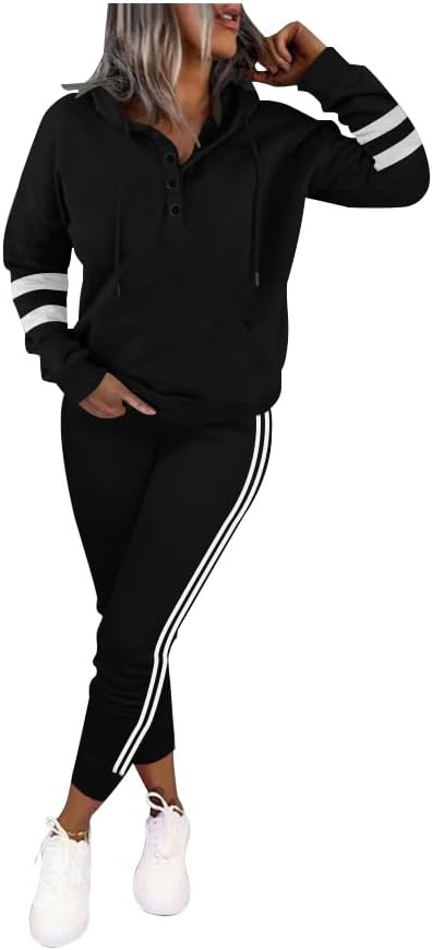 Nimsruc Two Piece Outfits For Women Jogging Suits Casual Wear