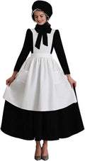 Abaowedding Womens American Pioneer Costume Dress - Modest Prairie