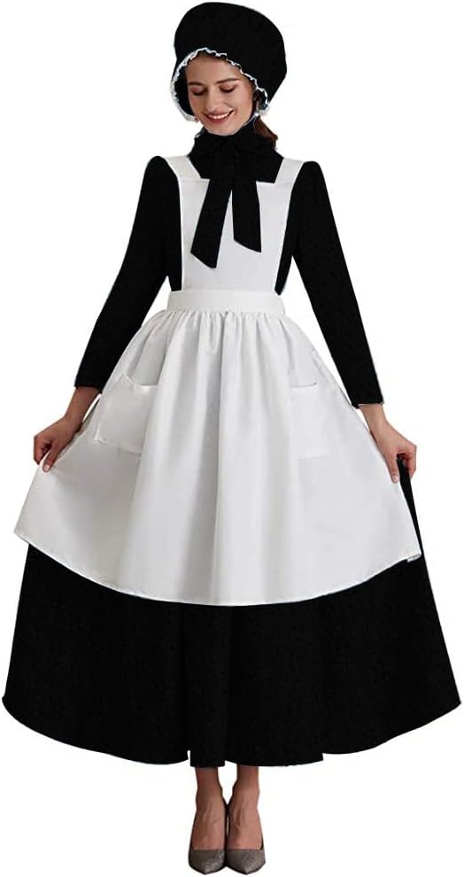 Abaowedding Womens American Pioneer Costume Dress for Events