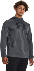 Men's Under Armour Fleece Hoodie with Big Logo for Superior Comfort