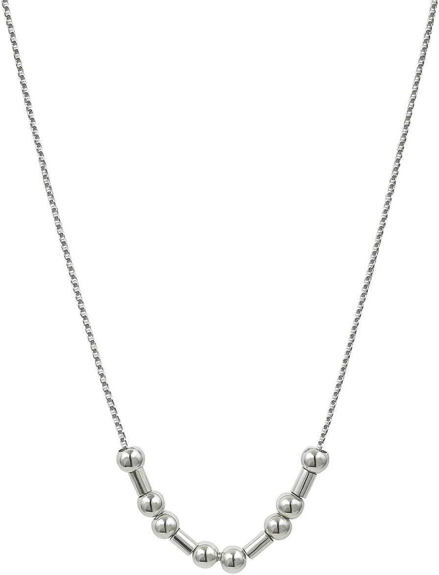Sterling Silver Morse Code Custom Choice of Word Necklace