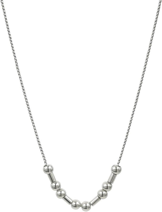 Sterling Silver Morse Code Custom Choice of Word Necklace