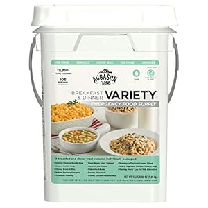 Augason Farms Breakfast and Dinner Variety Pail for Emergencies