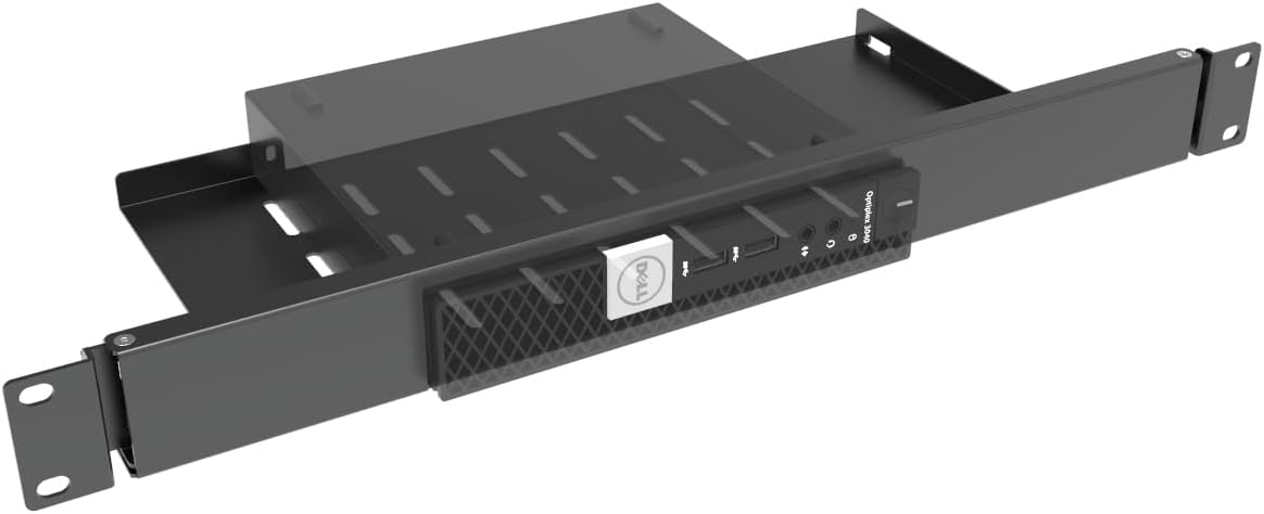 JINGCHENGMEI Mini Rack Mount for Dell OptiPlex Micro Cases