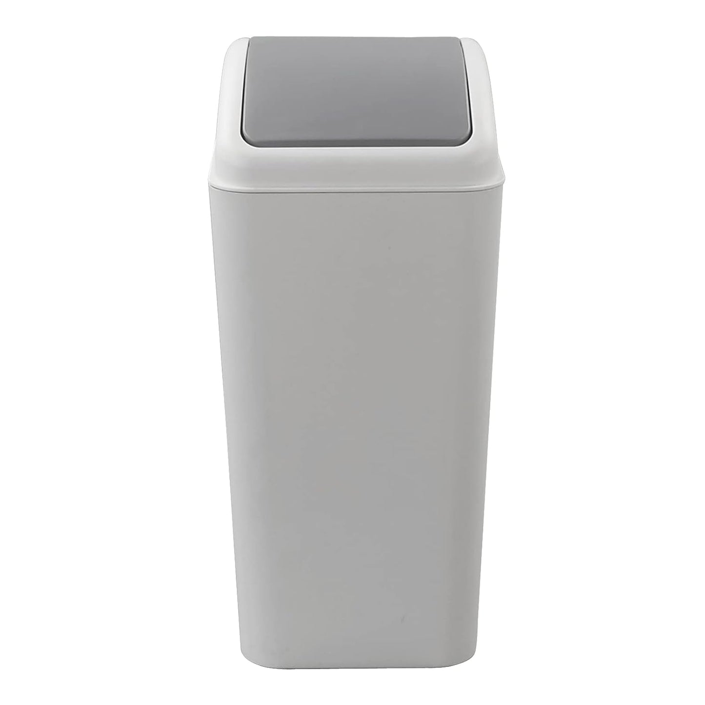 Kekow 4.5 Gallon Small Plastic Trash Can with Swing Lid