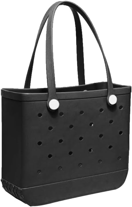 Medium Rubber Beach Bag for Men & Women - Large Capacity Tote