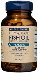 Wiley's Finest Wild Alaskan Fish Oil Peak EPA for Health