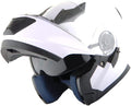 1Storm Modular Full Face Helmet Dual Visor - Glossy White