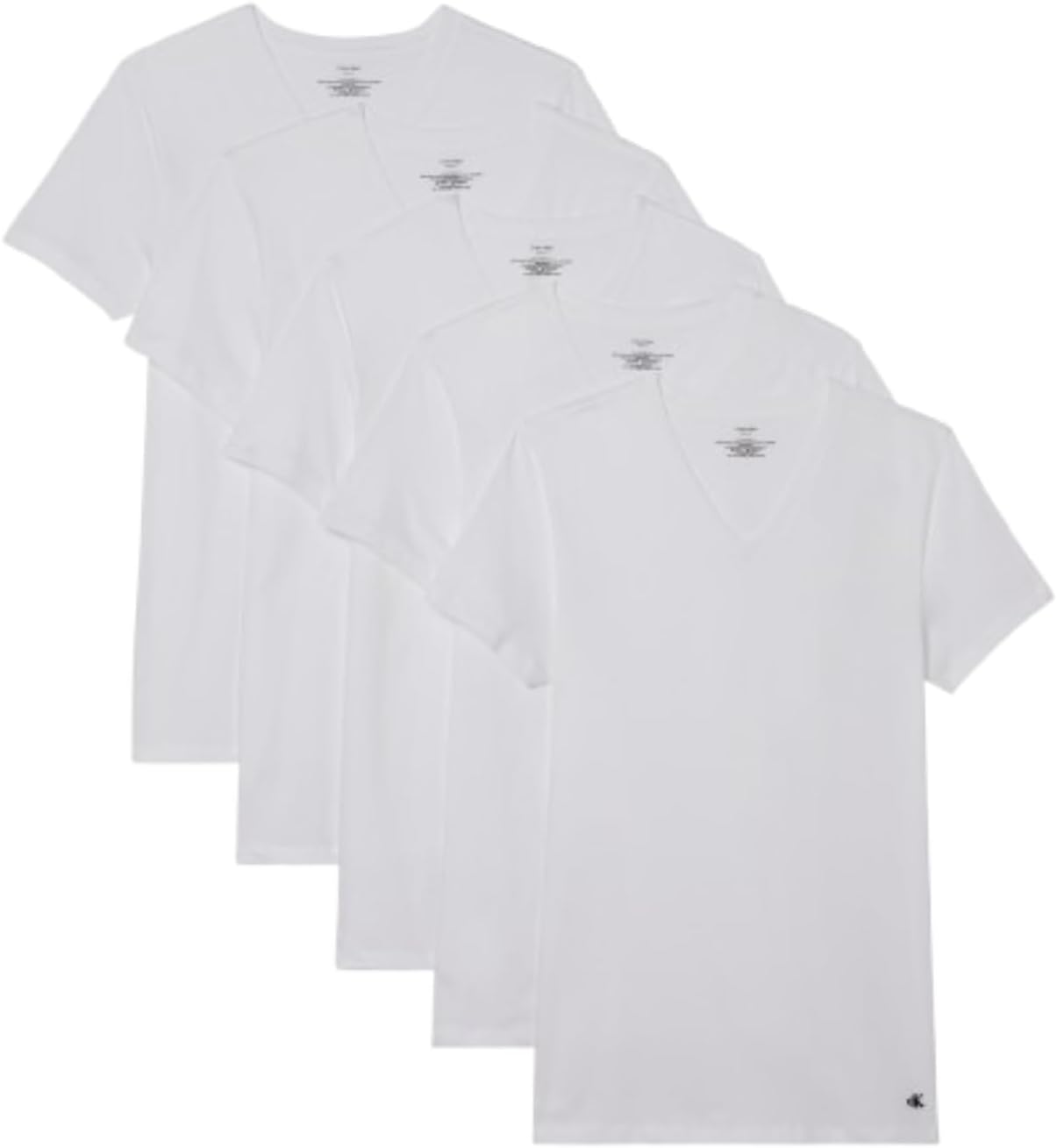 Calvin Klein Men's Cotton Classics 5-Pack Undershirts for Comfort