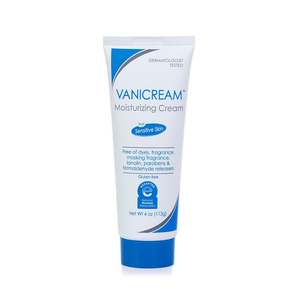 Vanicream Moisturizing Skin Cream for Sensitive Skin 4 oz Pack