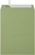 10 x 13 Open End Envelopes Avocado Green - Flat Document Mailers