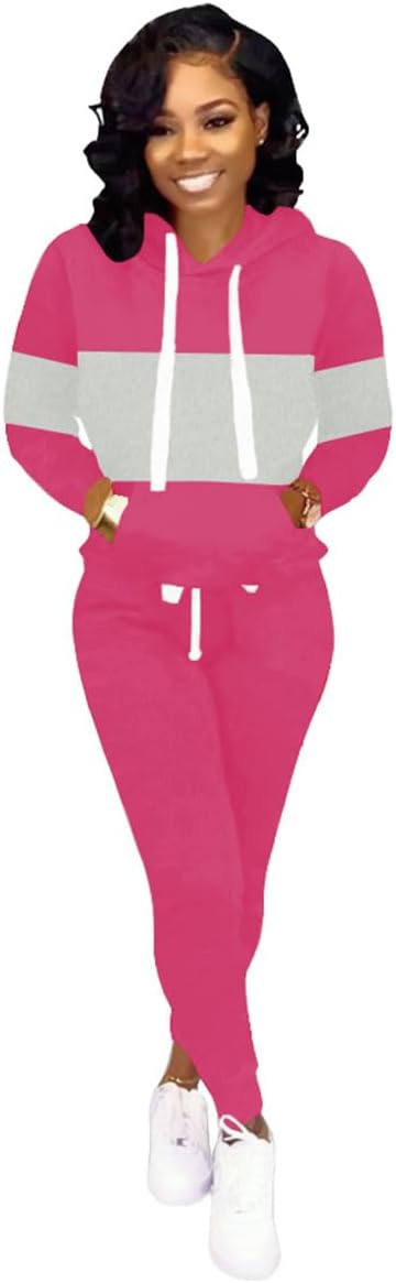 Nimsruc Two Piece Outfits For Women Jogging Suits Casual Wear
