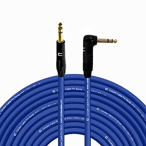 Coluber Cable 1/4 TRS Male to Right Angle 1/4 TRS - 100 Feet