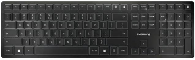 Cherry KW 9100 Slim Wireless Keyboard for Quiet Typing