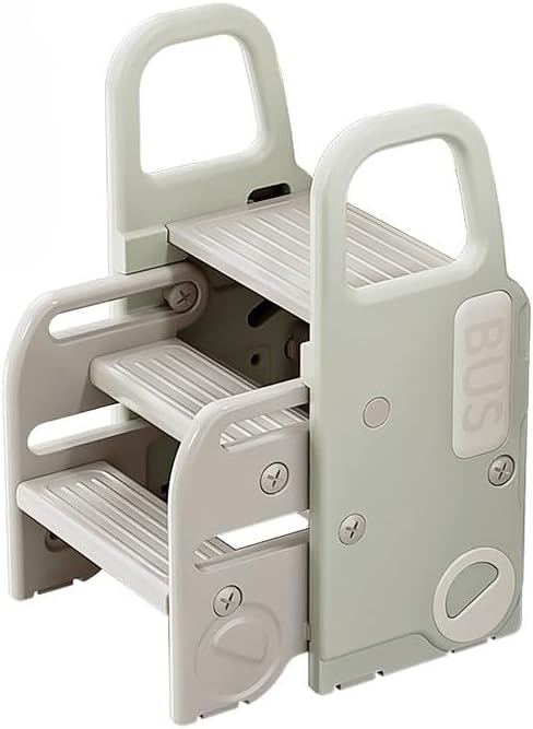 UNICOO 2-in-1 Step Stool for Toddlers with Anti-Slip Design