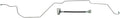 TRQ Rear Right Brake Hose Passenger Side Compatible with 1999-2003