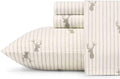 Twin Cotton Flannel Sheets - Deer Lodge Cozy Brushed Twin