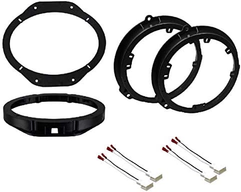 ASC Premium 6x9 Front and 6-Inch Rear Speaker Install Adapter