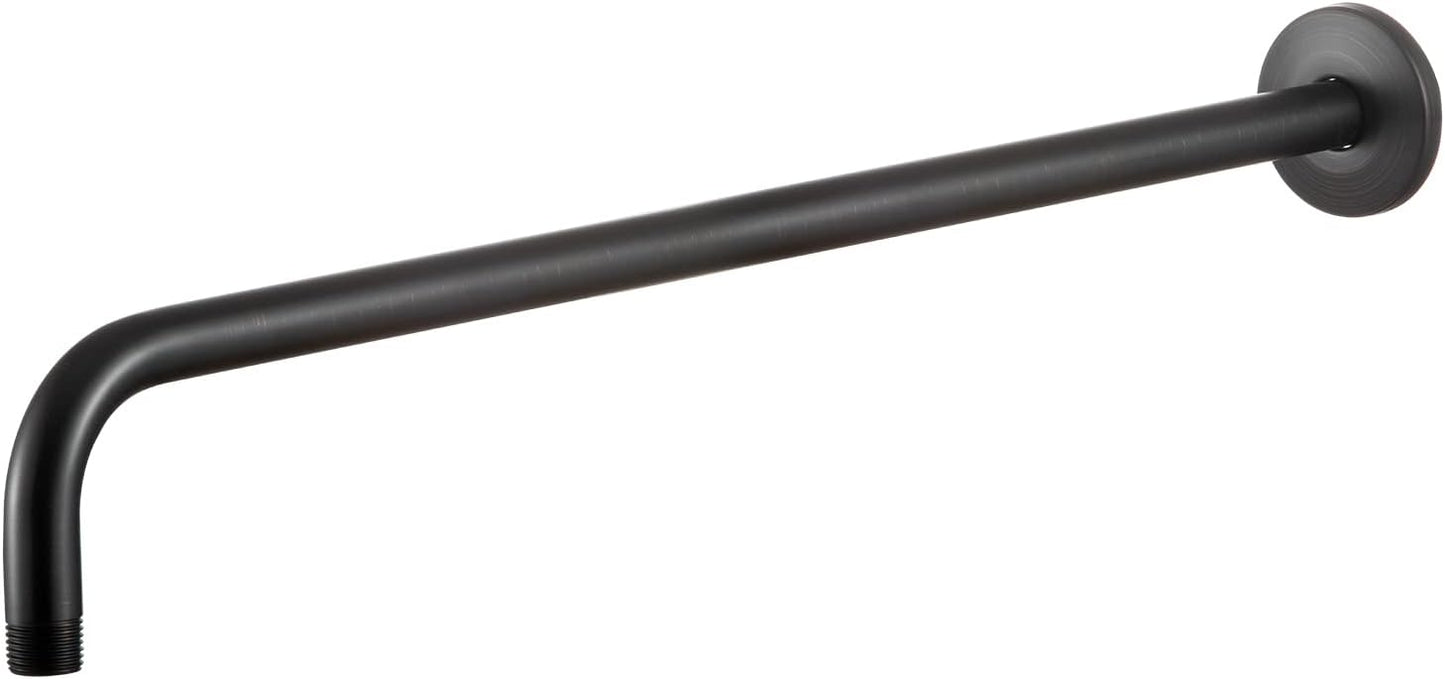 OFFO Shower Arm with Flange, 24 in Oil Rubbed Bronze Finish