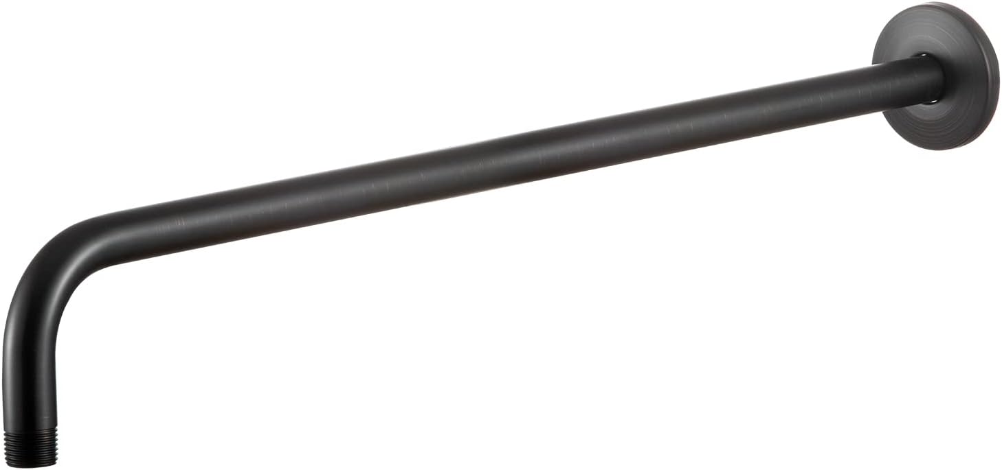 OFFO Shower Arm with Flange, 24 in Oil Rubbed Bronze Finish