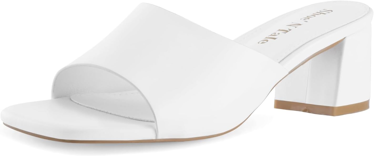 Shoe'N Tale Heeled Sandals for Women with Chunky Block Heel