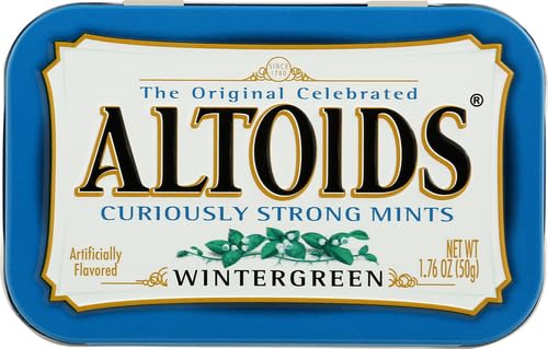 Altoids Wintergreen Candy - Refreshing Minty Treats in Tins