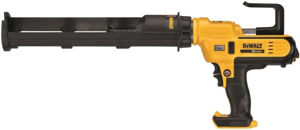 DEWALT 20V MAX Cordless Caulking Gun for Precision Adhesive Work