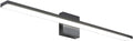 Modern LED Vanity Light 31.5 in Black Frosted Acrylic - Bright Cool