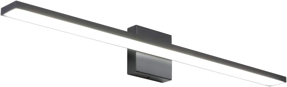 Modern LED Black Vanity Light for Bathroom by Ralbay 31.5in