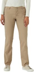 Lee Women's Petite Wrinkle Free Relaxed Fit Straight Leg Pant Casual