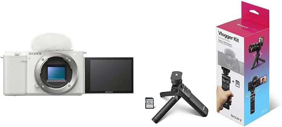 Sony Alpha ZV-E10 Mirrorless Vlog Camera with Accessory Kit